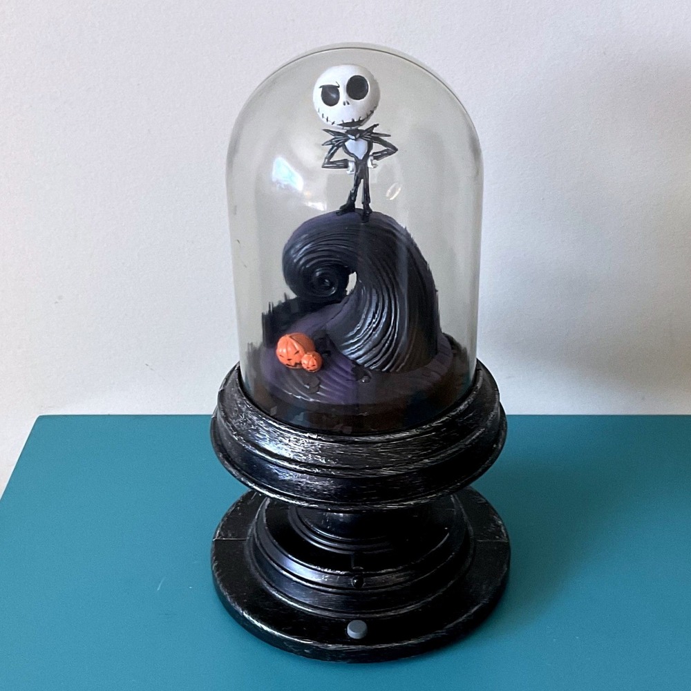 Disney Nightmare Before Christmas Jack Skellington Musical Cloche Dome
